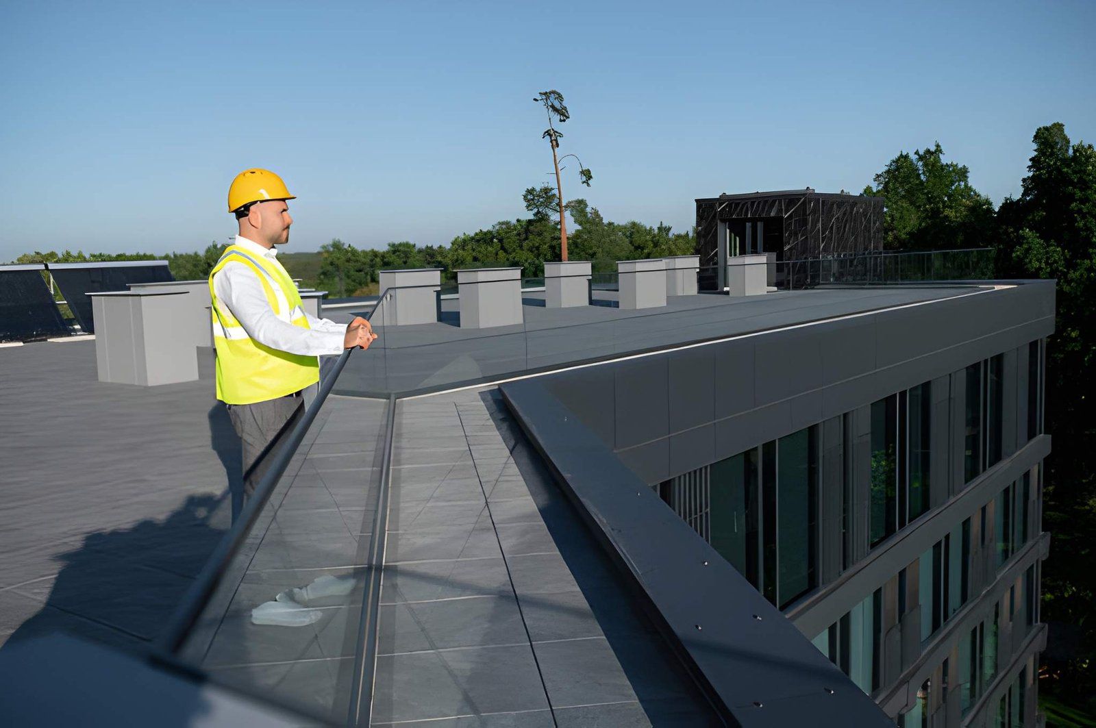 Retail Strip Center — Silicone Roof Coating